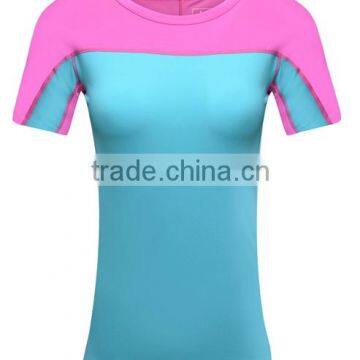 Polyester Round Neck Short Sleeve T-shirt With Dri-fit