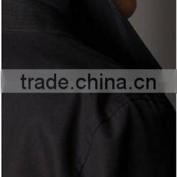 2014 Men Coat Double-breasted Back Vent Color Black photo-3