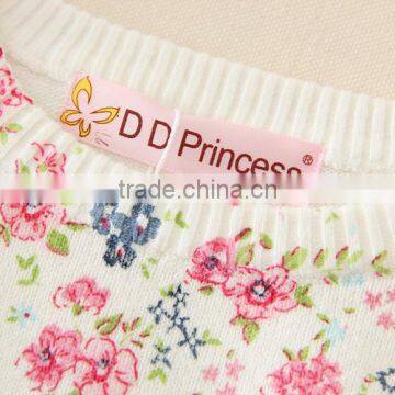 Baby Girls Sweater/kids Girls Floral Sweater for Winter Autumn photo-4