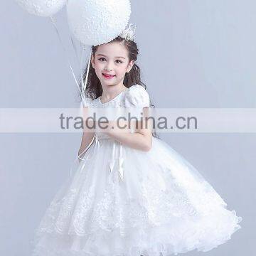 Wholesale Satin Kid Dresses Children Frocks Designs Name Of Girl Dress photo-3