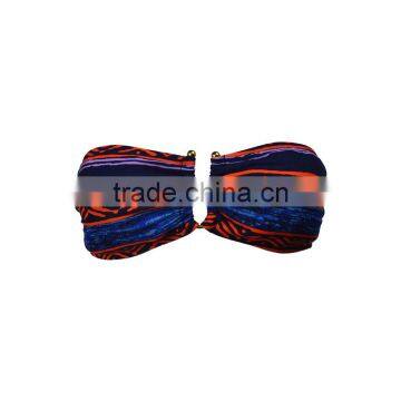 China Custom Made Professional Swimwear Manufacturer Women Strapless Bikini Swimwear photo-2