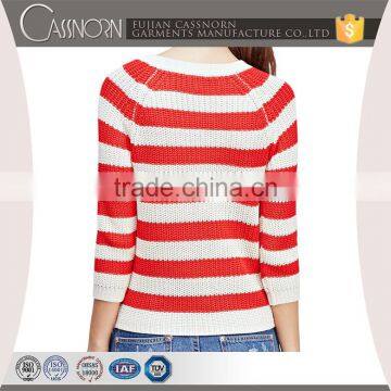Crew Neck Loose Cheap Sweater for Women photo-2