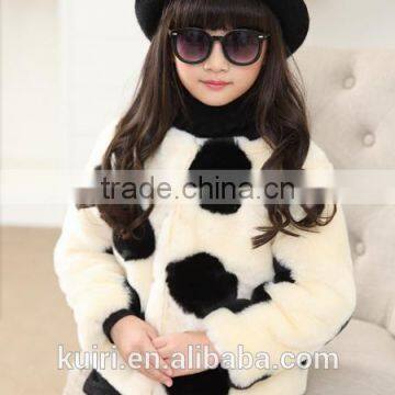 Fashion Kids Clothes Winter Fur Coat for Girls Baby Jackets Parka Elegant Clothing Outerwear Luxury Faux Fur photo-2