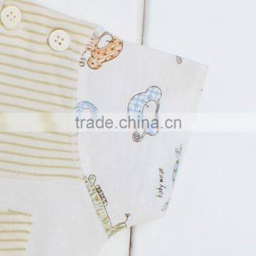 100% Cotton Summer Custom Cartoon Printing Newborn Baby T-shirt Clothes photo-4