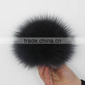 Myfur Luxury Colorful High Quality Real Fox Body Fur Pom Poms Wholesale Animal Fur Accessory photo-2
