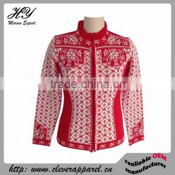 Fashinable Custom Basic Light Wool Jacquard Sportswear photo-3