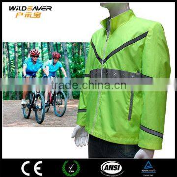 Night Vision Cycling Rain Jacket Jersey Safety Jacket photo-3