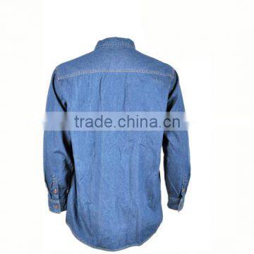 Popular Blue Casual Shirt Desgin For Men photo-5