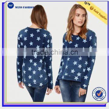 Custom Women all over Printed Long sleeve sport Camo Thin Sweatshirts