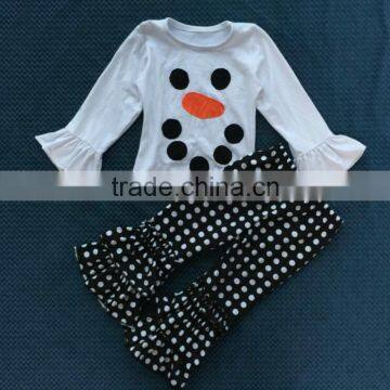 Wholesale Cute Smile Face Clothing Sets For Cute Girls QL-293