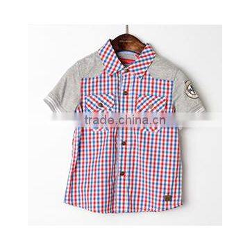 Summer Cotton Knit Boys Wear Short Sleeve Children Clothing Kids Shirt Pattern of 2 3 4 5 6 7 8 9 10 Years Old photo-3