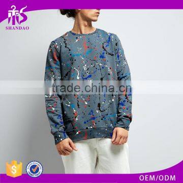 2018 Guangzhou Factory Autumn Casual 100% Cotton Jersey Custom Logo Pullover Long Sleeve Printing Hoodies And Sweatshirts