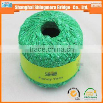 China Knitting Yarn Supplier Cheap Wholesale Oeko-tex Standard Quality Matallic Ladder Yarn Knitting Scarf Yarn photo-2