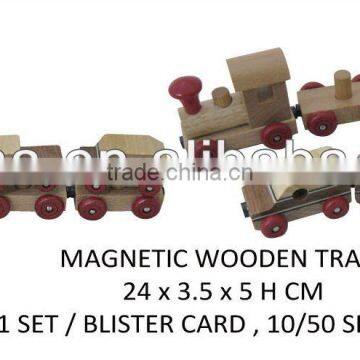 MAGNETIC WOODEN TRAIN