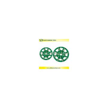 Diamond grinding and polishing wheel -metal bond