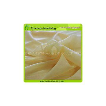 Color plain weave interlining