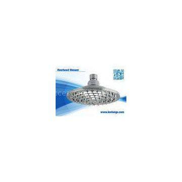 Rain And Waterfall Plastic Chrome Round 6 Inch Overhead Shower Head For Bathtub