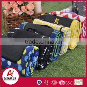 New design outdoor polar fleece waterproof camping mat