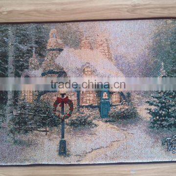 2015 new design jacquard floor mat