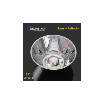 PC material COB reflector for spotlight GP-6913 69mm 13 degree lamp cover