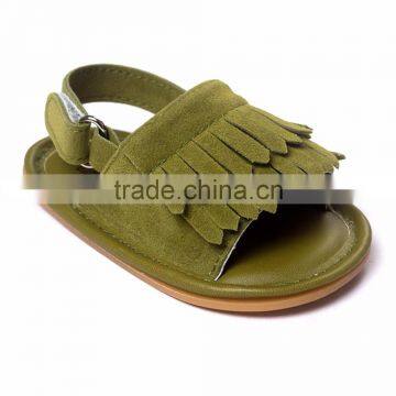 0-18month newborn baby shoes army green girl infant sandals M7031706