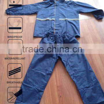 2016 Custom Nylon Rain Suit with bag