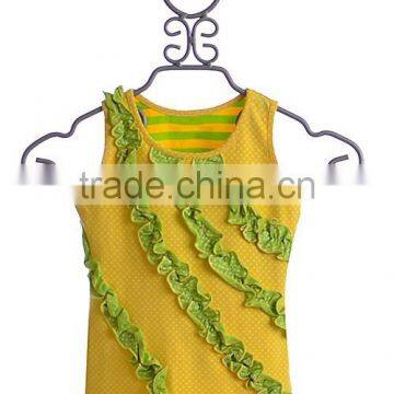 Pictures of Girls Cotton Tops Ruffle Boutique Clothing Girls Ruffle Top 2017