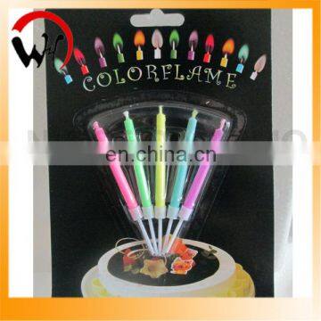 Color tea light candle