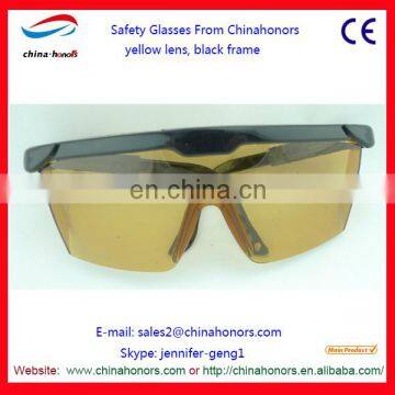 Plastic Glasses/glasses Yellow Lens/safety Eyeglass