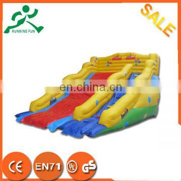 Hight quality 0.55mm PVC inflatable floating slides,inflatable water slide, inflatable jumping slide