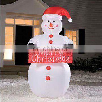 Merry christmas inflatable snowman decorations