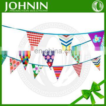 cheap qualified birthday party wedding decorative fabric bunting