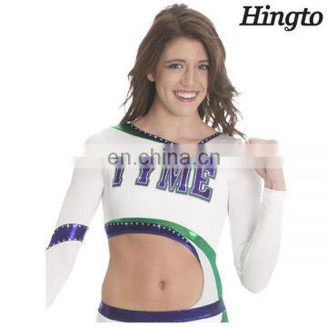 Custom wholesale girl's cheerleading shorts uniforms