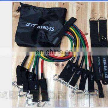 CombinationTrainer Non-tearing Latex of 11 Pcs Resistance Tubes Set Durable
