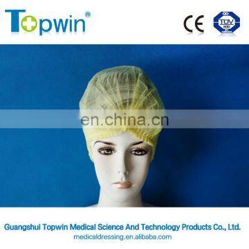 two lines PE bag package Disposable non-woven strip cap