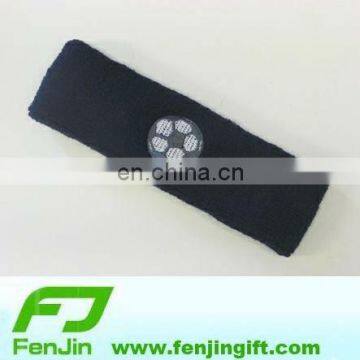 cotton embroidery promotional head sweatband