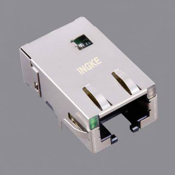 JT4-1108HL YKTD-8319NL Single Ports 10G Base-T RJ45 Magjack Connectors