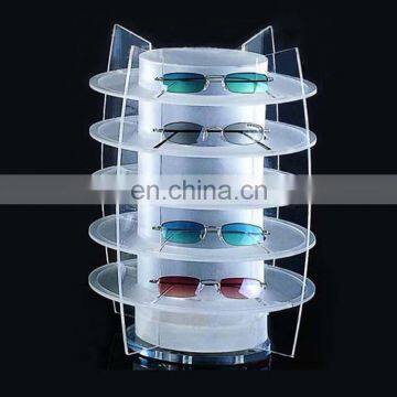 Luxury beautiful rotating acrylic sunglass display showcase