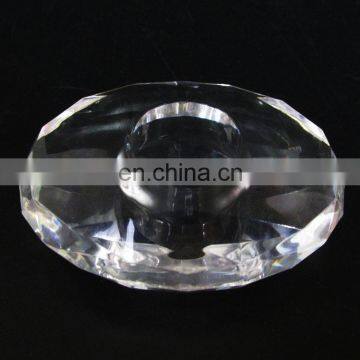 Crystal Oval Transparent Clear Acrylic Perfume Bottle Cap photo-2