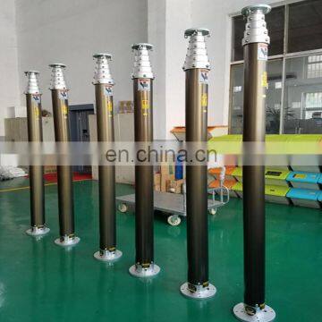 8m 30kg 50kg  LED lighting telescopic mast for emergency rescue