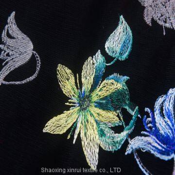African Mesh New 3d Flower Lace Fabric Embroidery photo-3