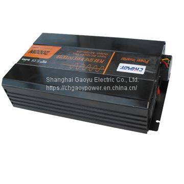 CHGAOY Pure Sine Wave Solar Power Inverter 2000W 12V DC to 120V±5% AC 60HZ Converter Off Grid With LCD Display photo-2