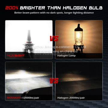 Novsight 90W 12000LM LED Headlight H7 H11 LED Light Bulbs for Car 9005/HB3 9012(HIR2)