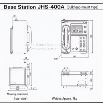 JRC JHS-400A UHF/FM ON-BOARD COMMUNICATION EQUIPMENT photo-3