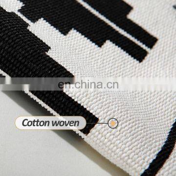 Custom Indoor Home Decor Cotton Thread Woven Geometric Pattern Printing Wall Hanging Tapestry With Hand-knotted Tassels photo-6