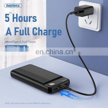 Remax 2020 Newest Design High Capacity Portable USB Power Bank 20000mAh For Mobilephone photo-5