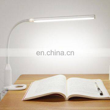 Clip Desk Lamp 3 Modes Clip Holder USB Power Led Table Lamp Reading Book Light for Desktop Bedside photo-2