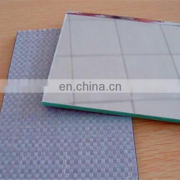 3mm 4mm 5mm 6mm Safety Mirror Glass With Vinyl Film Back CAT II