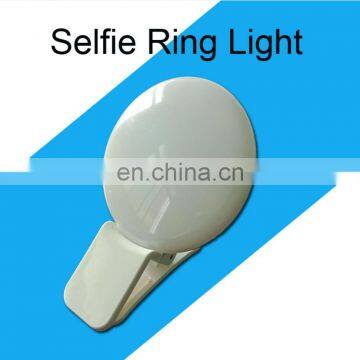 Rechargeable Camera Selfie Ring Light Flash Mobile Cell Phone Sefie Fill LED Light With 3 Modes photo-4