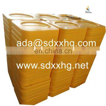 Mobile Crane Outrigger Pads Uhmw-pe Crane Pad Uhmwpe Jack Pad Crane Foot Support Fiber Mats rv Leveling Blocks pe Outrigger Pads photo-3